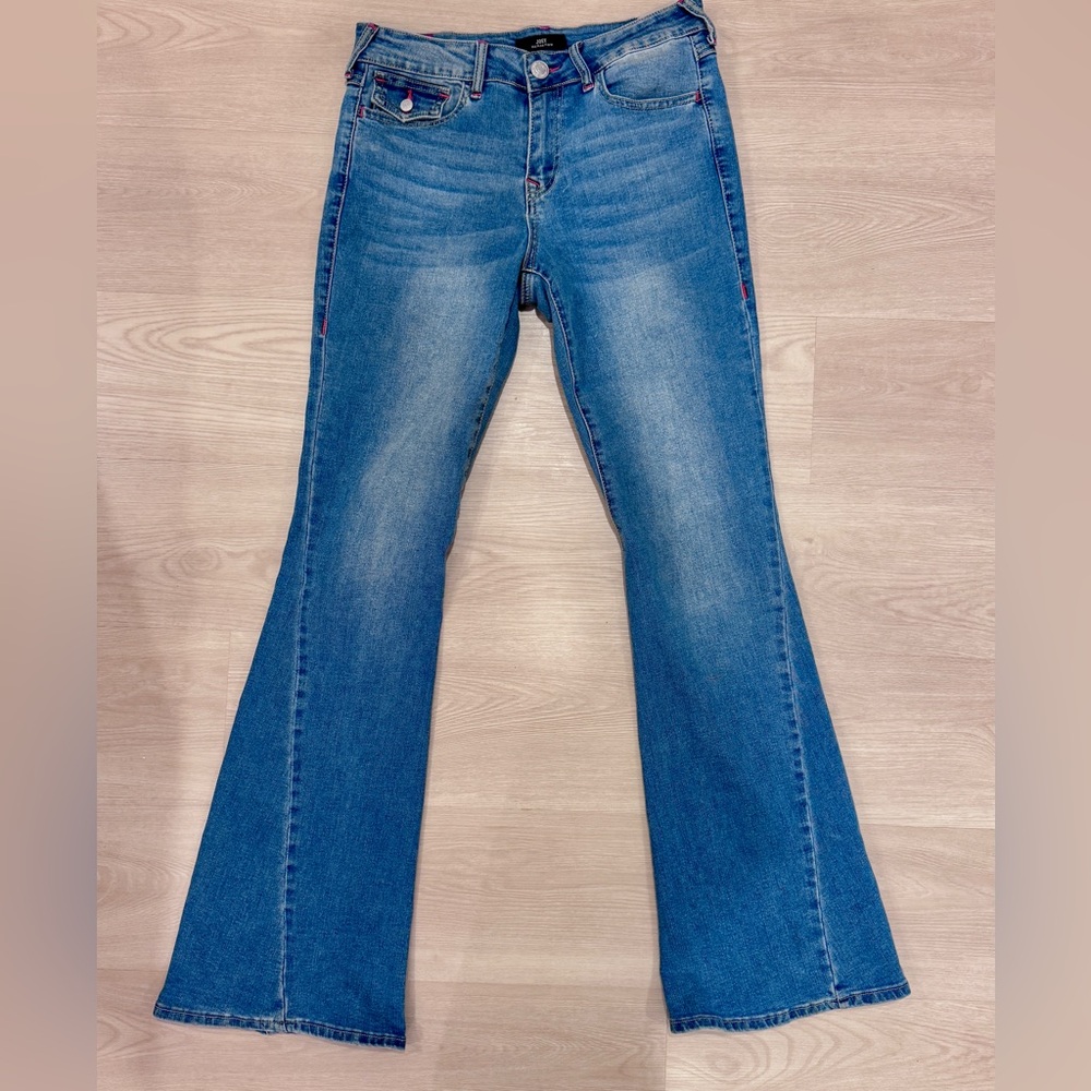 True religion Joey Mid Rise Flare Jeans Size 28